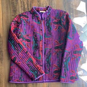 Choices Multicolor Quilted Jacket